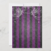 Faire-part Mariage gothique halloween enregistrer la date inv (Dos)