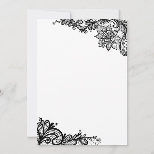 Faire-part Mariage gothique halloween enregistrer la date inv (Dos)