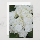 Faire-part Mariage Gown Hydrangea Mariage (Devant / Derrière)