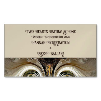 "Faire-part Mariage" Magnet Carte de visite