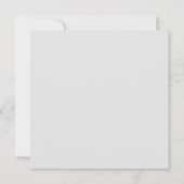 Faire-part Mariage mariage Calligraphie minimaliste Florale (Dos)