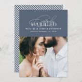 Faire-part mariage marié (Devant / Derrière)