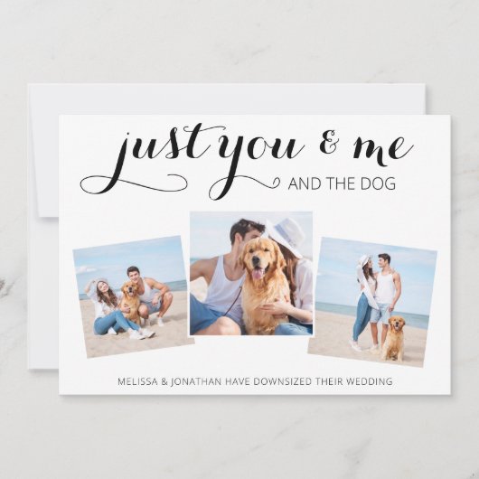 Faire-part Mariage Micro Dog Mariage (Devant)