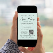 Faire-part Mariage Mint Création de Code QR de Photo Après Ch