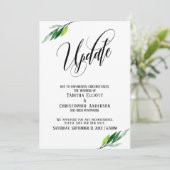 Faire-part Mariage "Mise à jour" (Debout devant)