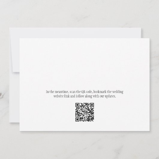 Faire-part Mariage Patriotique Personnalisé Enregistrer La Da (Dos)