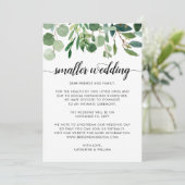 Faire-part Mariage Petit Chic Réduction du Plan de Changement (Debout devant)