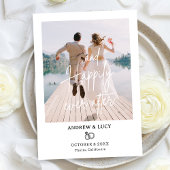 Faire-part Mariage photo moderne 