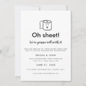 Faire-part Mariage Réduit en Photo Drôle et Mignon (Devant)