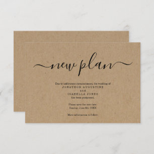 Faire-part Mariage reporté sur le Arrière - plan K