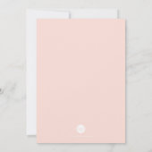 Faire-Part Mariage Rose Rustique Bois de Cerf (Dos)