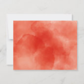 Faire-part Mariage rustique en forme de coeur (Dos)