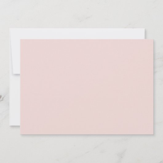 Faire-part Mariage Simple Cœur en Or Changement de Date (Dos)