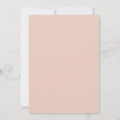 Faire-part Mariage simple rose vif reporté (Dos)