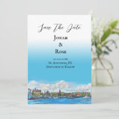 Faire-part Mariage St Augustine (Debout devant)