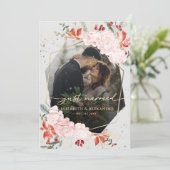 Faire-part marié | Mariage d'hiver photo personnalisée (Debout devant)