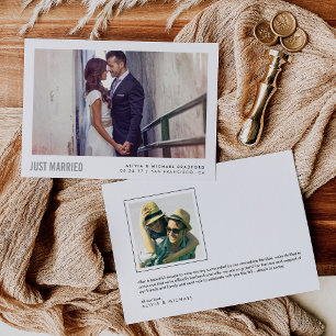 Faire-part Mariés modernes   Annonce de mariage