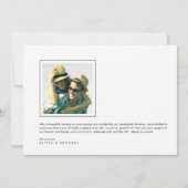 Faire-part Mariés modernes | Annonce de mariage (Dos)