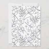 Faire-part Marine Notre aventure commence Photo Enregistrer l (Dos)