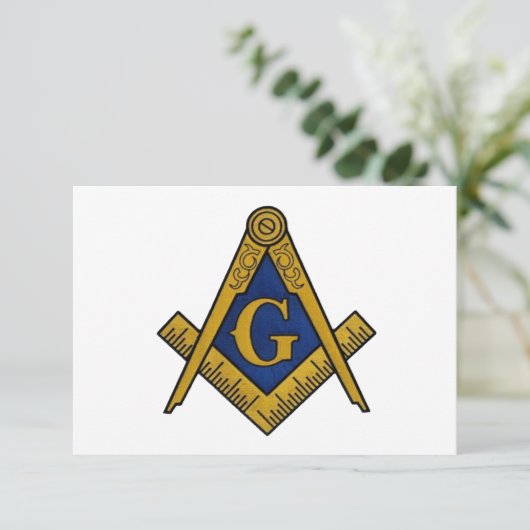 FAIRE-PART MASONS (Debout devant)