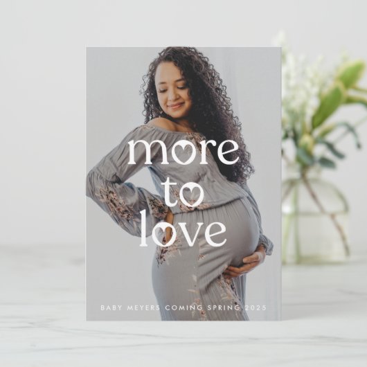 Faire-part Maternité (Debout devant)