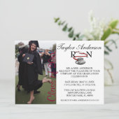 Faire-part Médicale branché de diplôme d'études de (Debout devant)