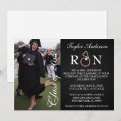 Faire-part Médicale branché de diplôme d'études de (Devant / Derrière)