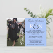 Faire-part Médicale branché de diplôme d'études de (Debout devant)