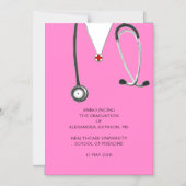 Faire-part Médicale d'études supérieures (Recto)