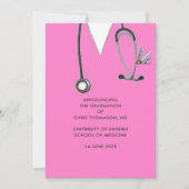 Faire-part Médicale d'études supérieures (Devant)