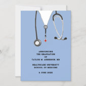 Faire-part Médicale d'études supérieures (Recto)