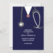 Faire-part Médicale d'études supérieures (Recto)