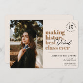 Faire-part Meilleur cours virtuel moderne (Devant / Derrière)