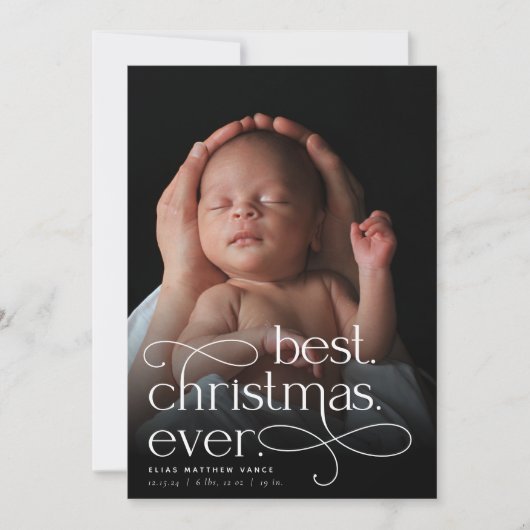 Faire-part Meilleur Noël Jour férié (Devant)