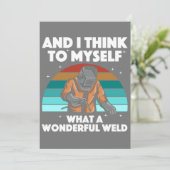 Faire-part Meilleur Welding Art Men Women Arc Welder Ir (Debout devant)