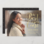 Faire-part Meilleure annonce de remise de diplômes EDITABLE C (Devant / Derrière)