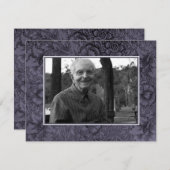 Faire-part Mémoire de l'amour - photo (Devant / Derrière)