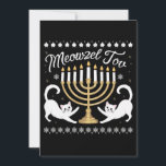 Faire-part Meowzel Tov Drôle de Chanukah Hanukkah Sweatshirt<br><div class="desc">Meowzel Tov Drôle de Chanukah Hanukkah Sweatshirt Démodé</div>