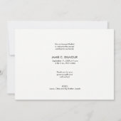 Faire-part Merci moderne photo collage nouveau bébé naissance (Dos)