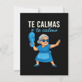 Faire-part Mère espagnole mexicaine drôle (Devant)