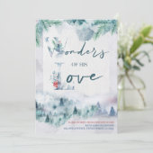 Faire-part Merveilles de Son Amour Nouveau foyer Aquarelle Fo (Debout devant)