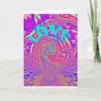 Mesmerizing Whirlpool Love Cyan Texte art Graphiqu