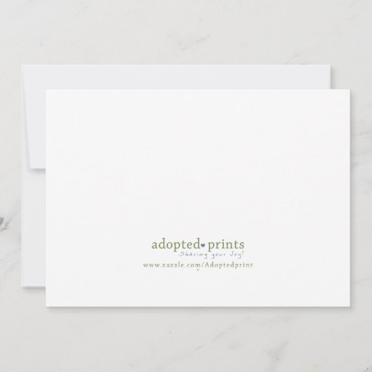 Faire-part Message Afrique : Retro Puffs (Dos)