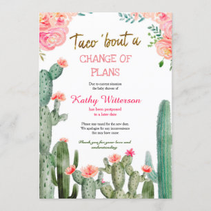 Faire-part mexicain reporté