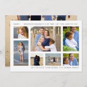 Faire-part Mieux Tard Que Les Nouvel An De Noël N'Ont Jamais  (Devant / Derrière)