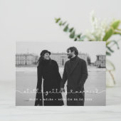 Faire-part Mignon et simple Mise à jour du mariage toujours e (Debout devant)