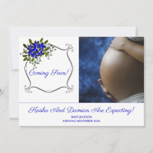 Faire-part Mignonne Bientôt Bump Bump Photo Grossesse