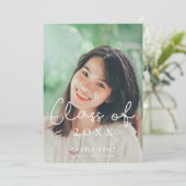 Faire-part Mignonne classe de 2025 photo de graduation (Debout devant)