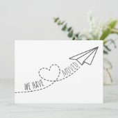 Faire-part Mignonne Nous Avons Déménagé Moderne Cardière Papi (Debout devant)