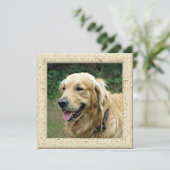 Faire-part Mignonnes mères heureux ou Fête des pères avec pho (Debout devant)